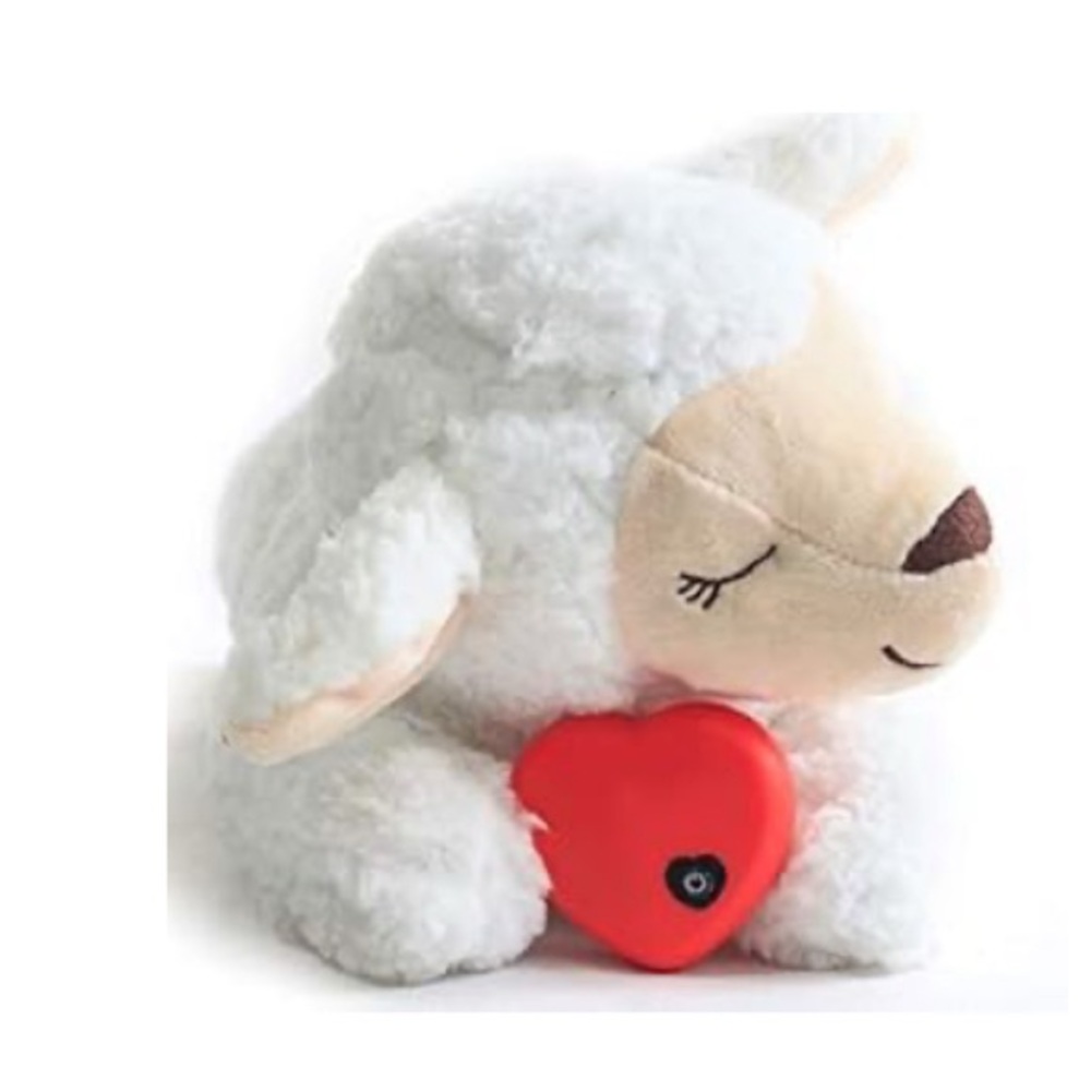 Anxiety Helper Lamb with Red Heart